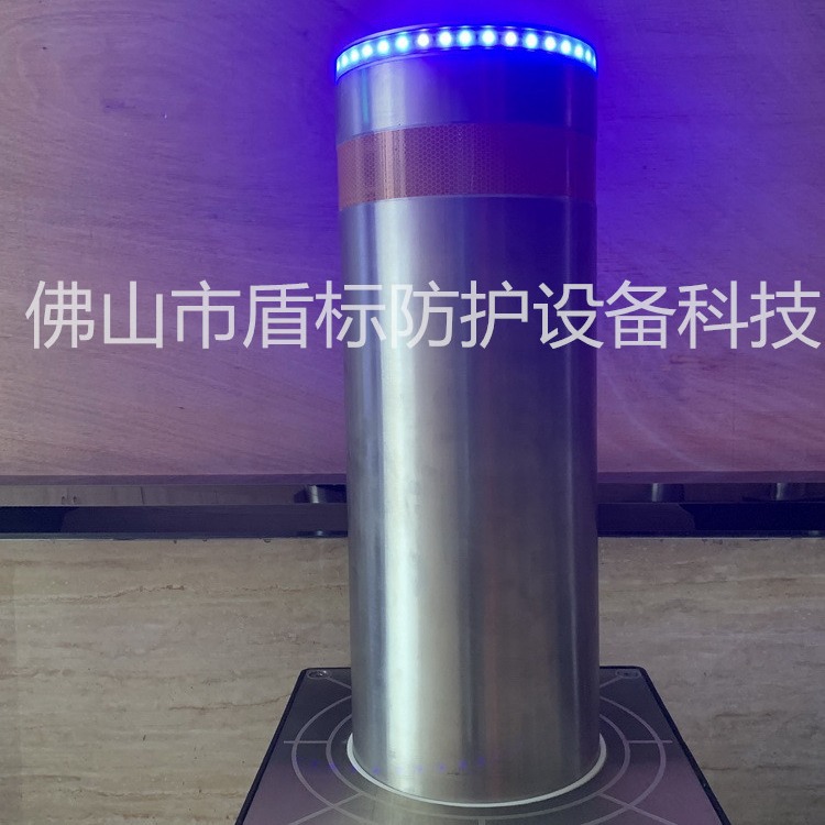 智能升降路桩 不锈钢警示柱 全自动液压219防撞升降柱304不锈钢