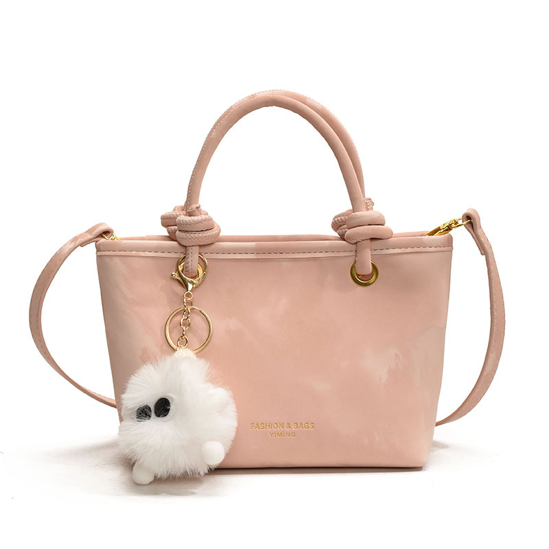 Bolso de mano casual simple coreano para damas 2025 nuevo estilo de transporte universal bolso de cubo popular mochila de hombro