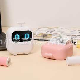 跨境专供迷你照片儿童打印机可连手机蓝牙便携式小型热敏打印机无