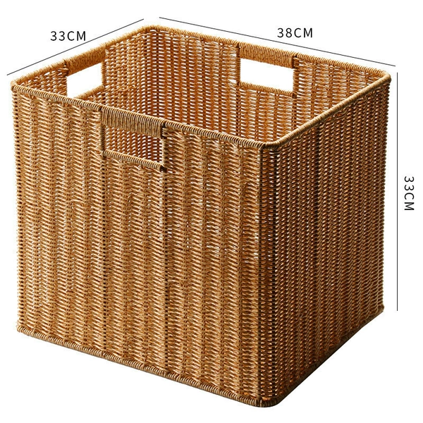 Light brown color 38*33*33cm three-pocket hand