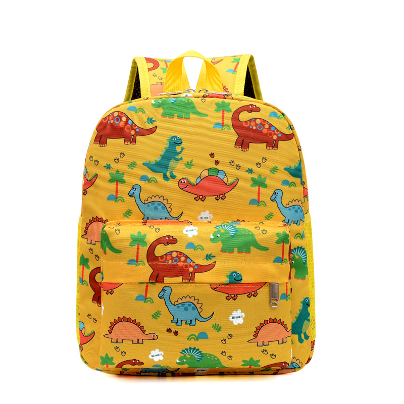 Nuevos niños mochila de dibujos animados dinosaurio kindergarten estudiante mochila Linda moda de gran capacidad de comercio exterior mochila