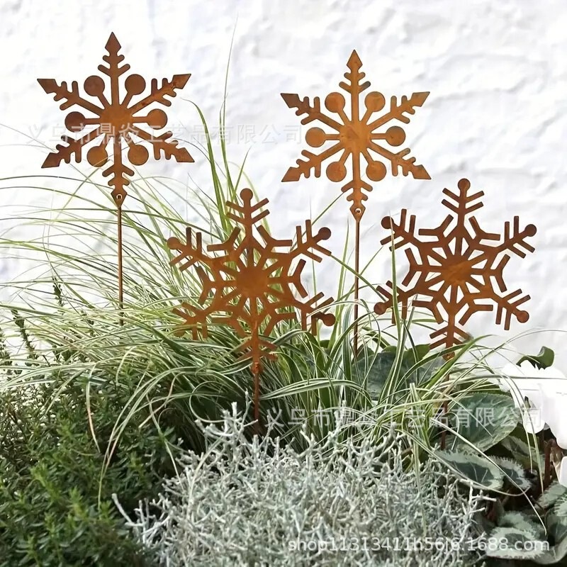 New Foreign Trade Metal Rusted Silhouette Vintage-Style Iron Garden Yard Tree Stump Fence Ground Stake Decoration New Foreign Trade Metal Rusted Silhouette Vintage-Style Iron Garden Yard Tree Stump Fence Ground Stake Decoration