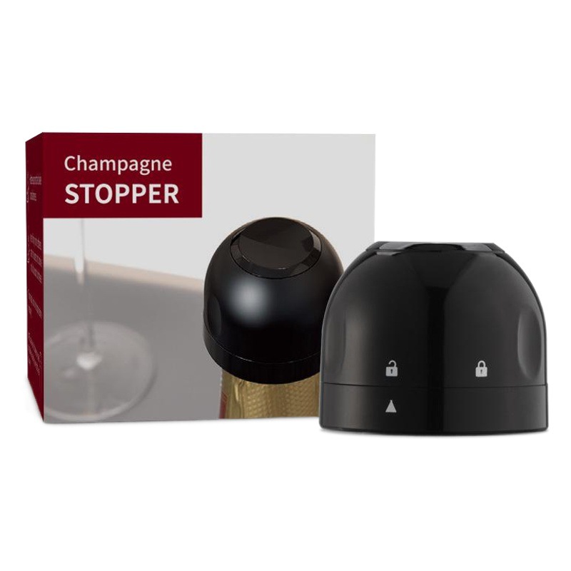 Directo de fábrica de champán tapón de sellado de streaming en vivo regalo de mano mini silicona vino espumoso tapón de champán tapón de sellado