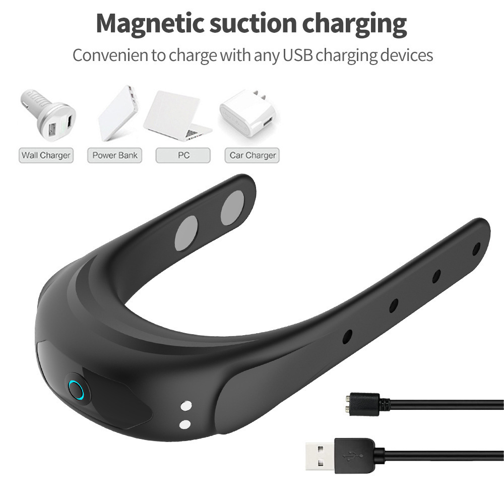 10-Frequency Vibrating Ring with Watch-Lock Design, Magnetic USB Charging, Silicone-ABS Body — detail image 9