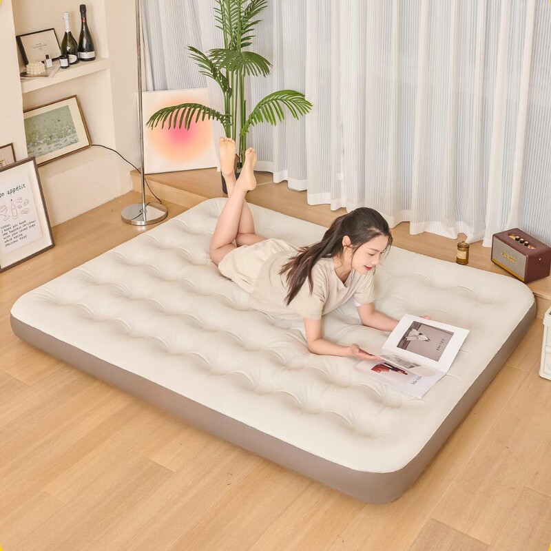 Wholesale Inflatable Mattress Floor Shop Outdoor Tent Air Cushion Bed Camping Sleeping Mat Home Single Folding Temporary Bed