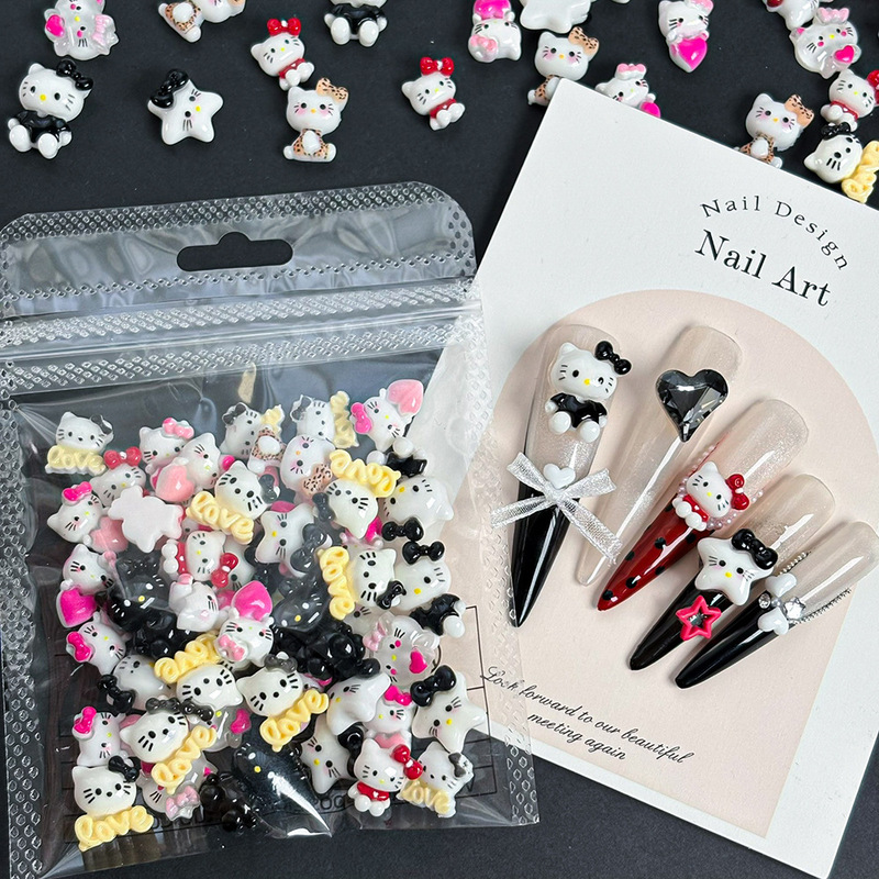 Cross-Border Hot-Selling Cartoon Nail Art Decorations Resin Sanrio Mixed Mini Accessories Nail DIY Decoration Materials Cross-Border Hot-Selling Cartoon Nail Art Decorations Resin Sanrio Mixed Mini Accessories Nail DIY Decoration Materials