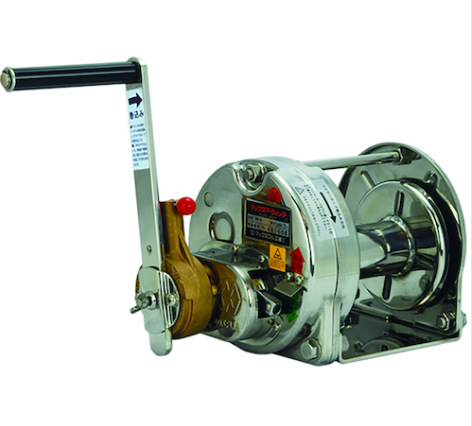 日本大力MAXPULL 不锈钢绞盘ERSB-3起重机卷扬机旋转式手动绞车