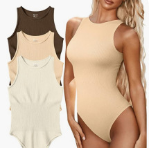 Women's Bodysuits Bodysuits Simple Style Solid Color display picture 4