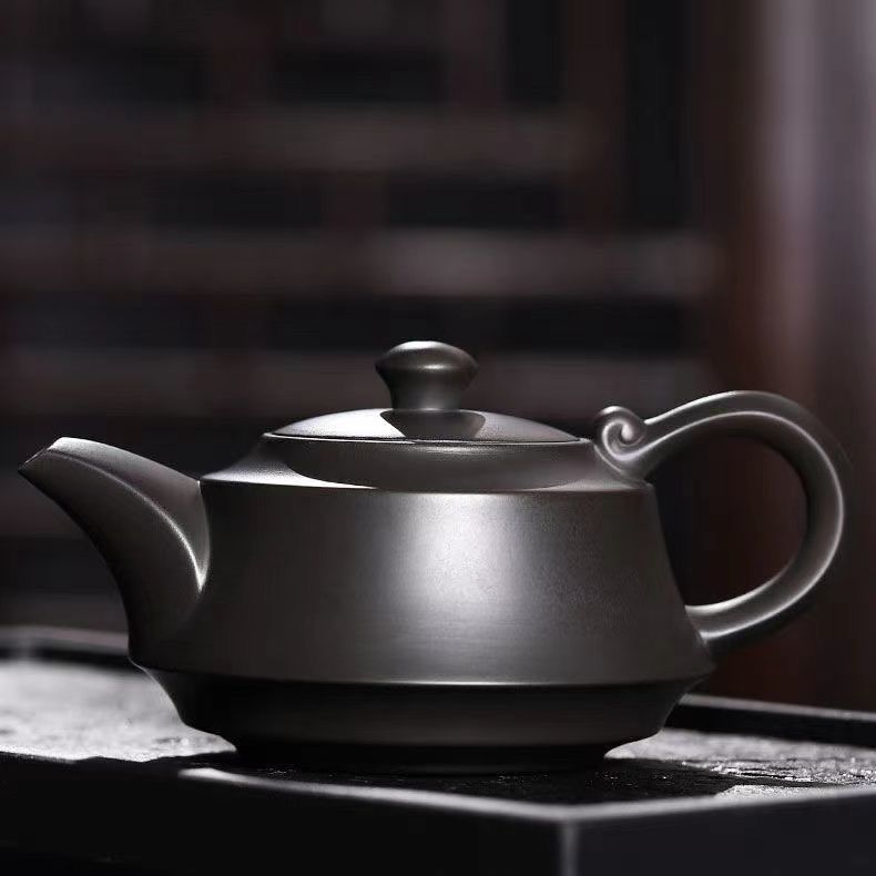 Yixing Original Mineral Purple Sand Pot Kung Fu Tea Set Large Capacity Single Pot Retro Chinese Style Home Gift High-End Tea Making Set