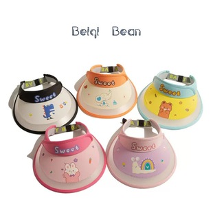 Children's Empty Top Sun Hat Summer Anti-Uv Beach Sun Hat Male Canyu Li Huang Lexi