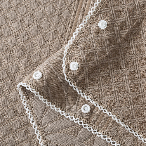 Pure Cotton Slip-Resistant Pillowcases, Non-Slip and Non-Falling, Pack of 2, High-Quality European Style 100% Cotton Home Terry Cover Pillowcases