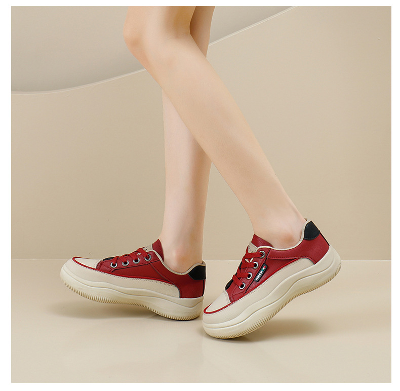 Modische Plateau Sneaker Für Damen Atmungsaktive Freizeitschuhe_voghion.com
