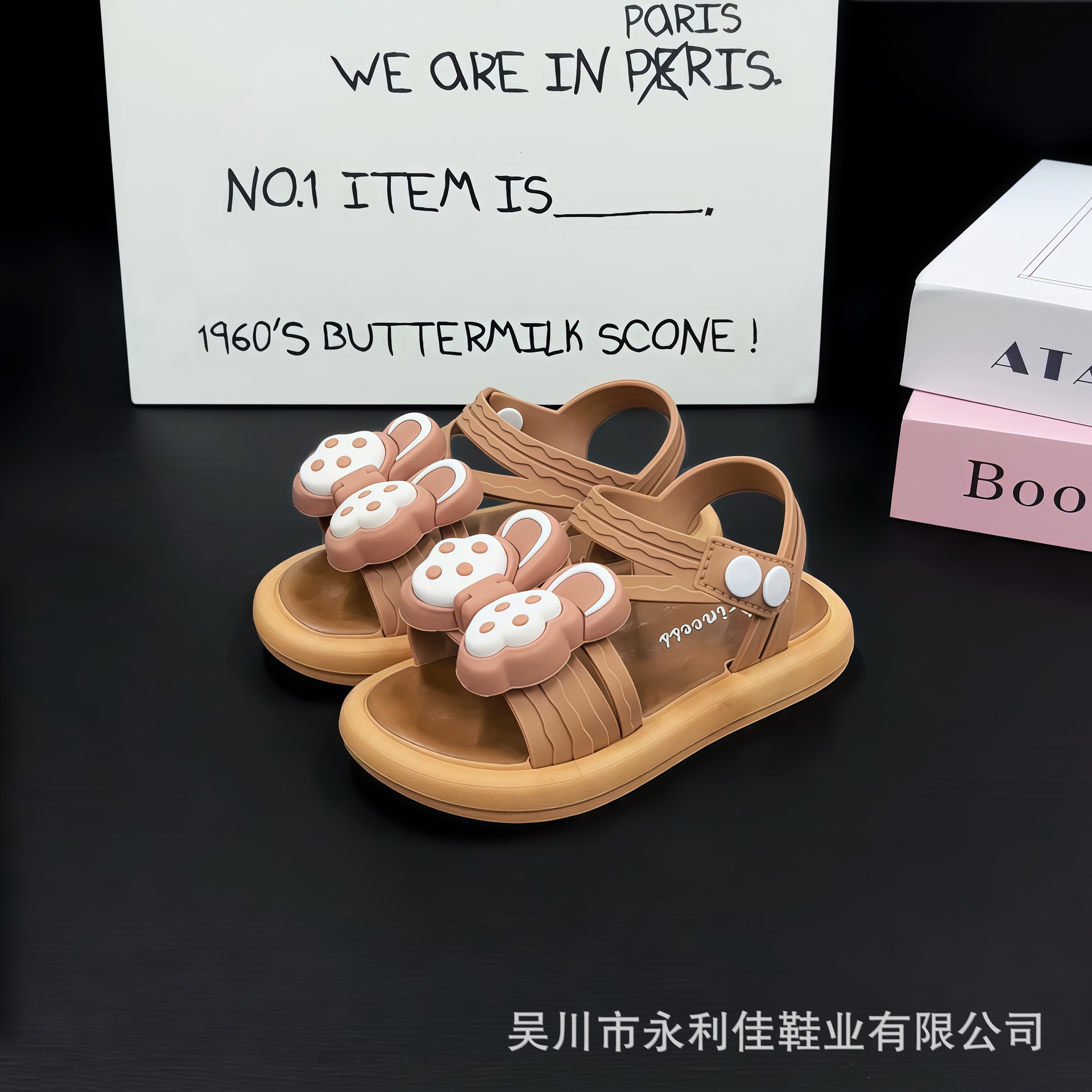 Sandalias de niñas nuevas fábricas directas al por mayor exportación antideslizante de fondo suave para niñas pequeñas y medianas sandalias de bebé