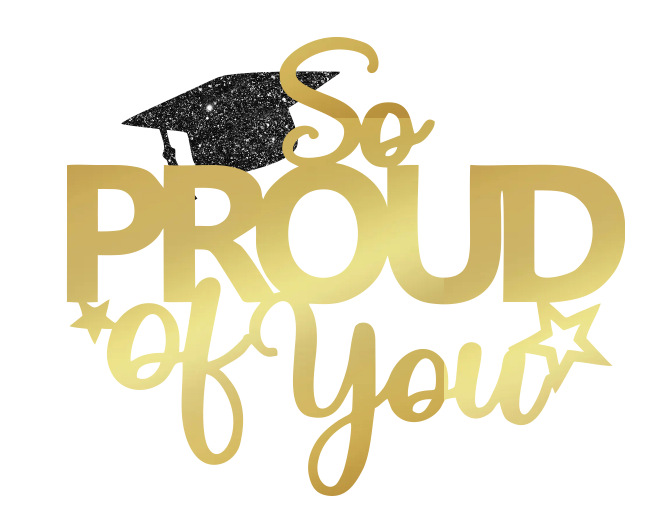 La temporada de graduación de la torta de la tarjeta de decoración 2024 Negro Flash partido Colegio grueso papel no es fácil de romper el comercio exterior transfronterizo