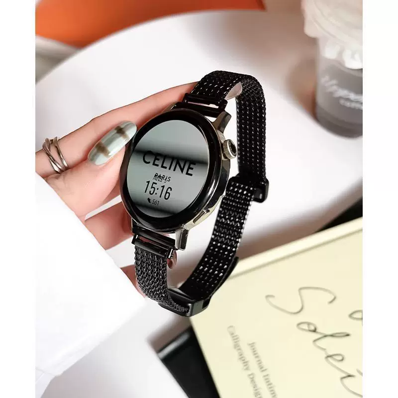 Подходящие для Huami amazfit Mi watch youth version металлический тонкий хлеб ушной магнитный ремешок Huami 1/2GTR2
