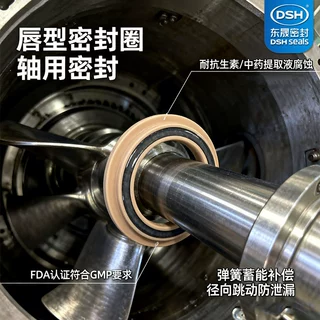 四氟泛塞封弹簧密封圈医用器械密封件轴用耐腐蚀医疗级密封圈定制
