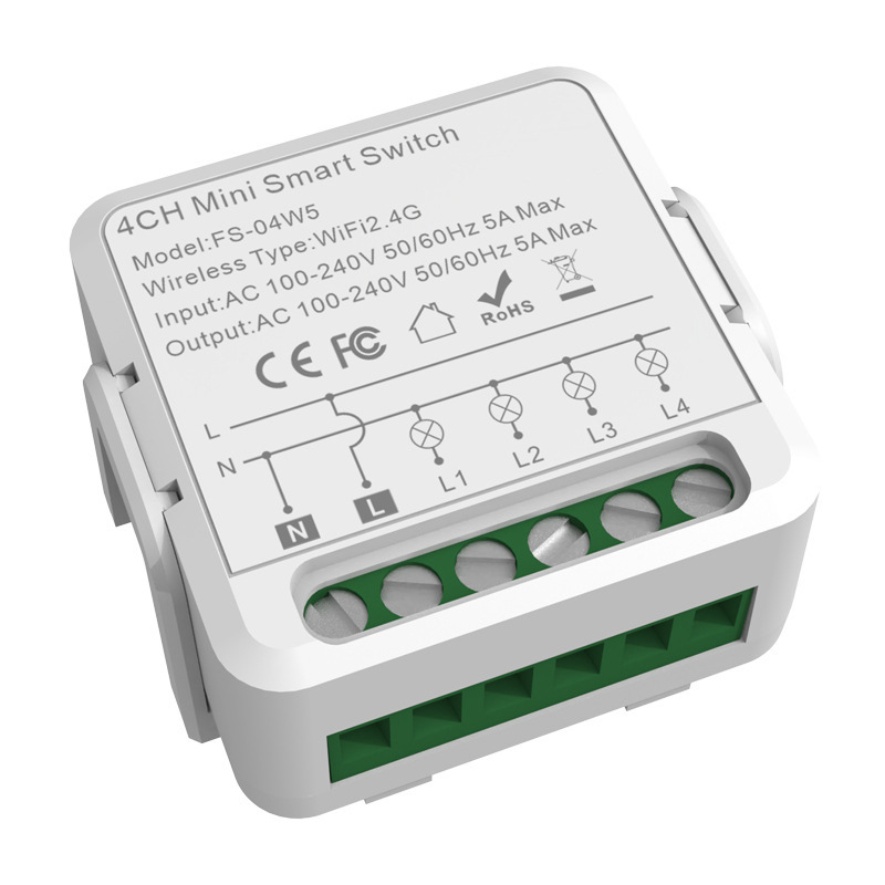 Yiweilian 4방향 Wifi + Bluetooth 듀얼 모드 5A [외부 스위치 없음]