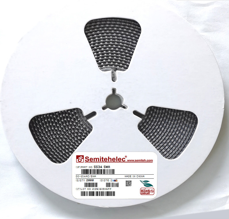 SS34 SMA SMA肖特基二极管 3A 40V SEMITEH 全新原装正品