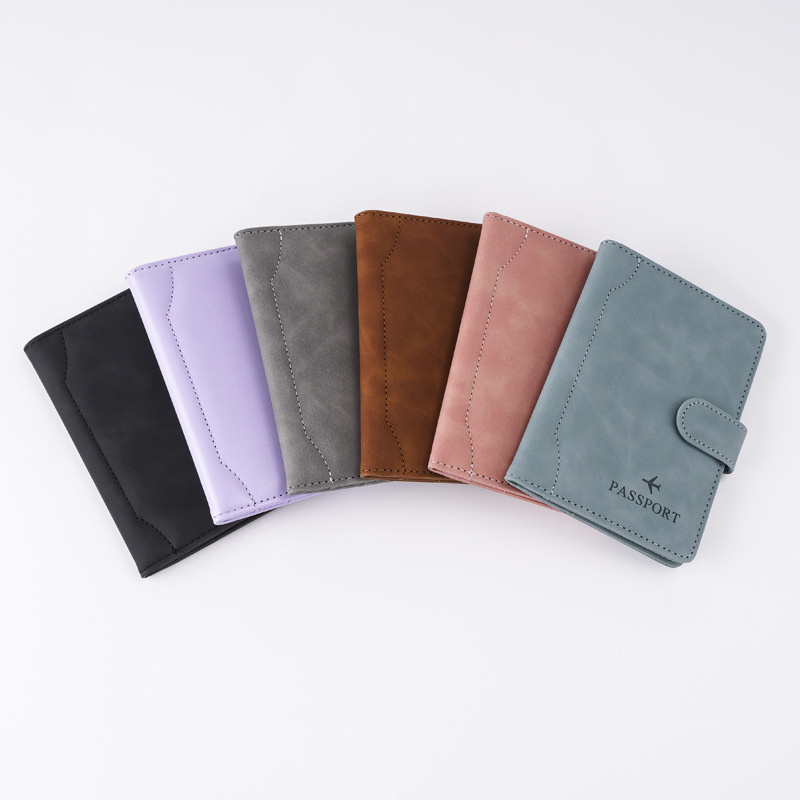 Viaje multifuncional anti-magnetic pasaporte clip de pasaporte en stock personalizado tarjeta de equipaje boleto clip de tarjeta mayorista bolsa de tarjetas