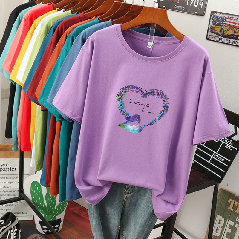 捡漏专柜撤回尾单外贸~妈妈短袖t恤女纯棉上衣2025新款夏