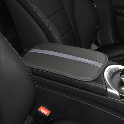 Armrest box pad heightening armrest box set armrest - armrest-mat-black-gray