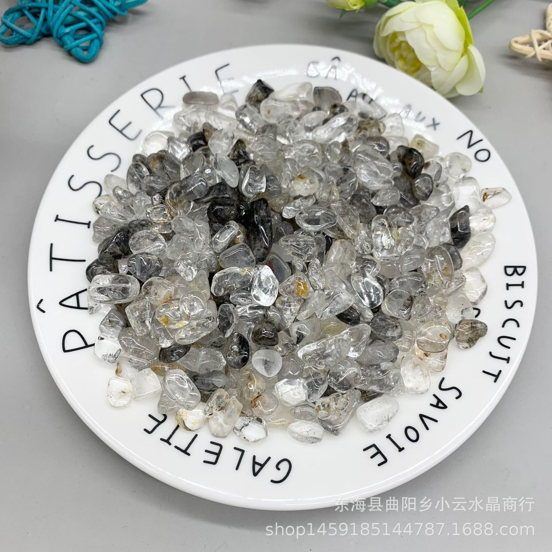 メーカー卸売り天然白水晶紫水晶黄水晶蛍石瑪瑙瑠璃碧璽水晶砂利