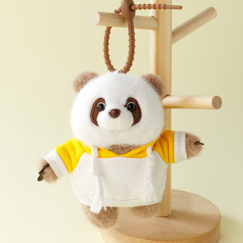 かわいいスウェットシャツ、レッサーパンダ人形、ペンダント、キーホルダー、バッグアクセサリー、会社イベントの小さなギフト、卒業記念ロゴ|undefined