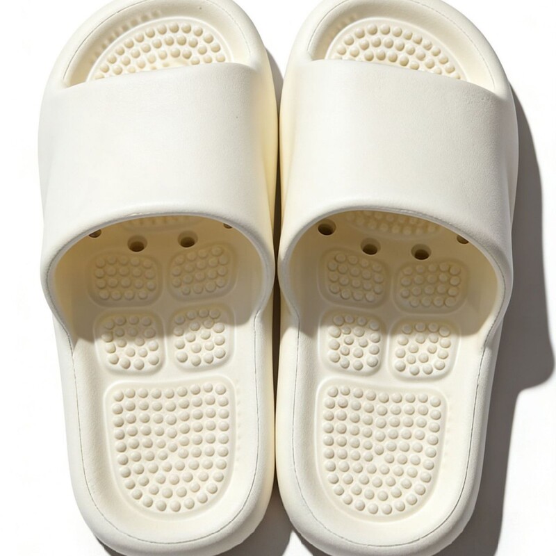 All-Season Use, Massage Slippers with Drainage Holes, Thick-Soled Eva Slippers for Hotels and Guesthouses, Can Be Printed with Logo All-Season Use, Massage Slippers with Drainage Holes, Thick-Soled Eva Slippers for Hotels and Guesthouses, Can Be Printed with Logo