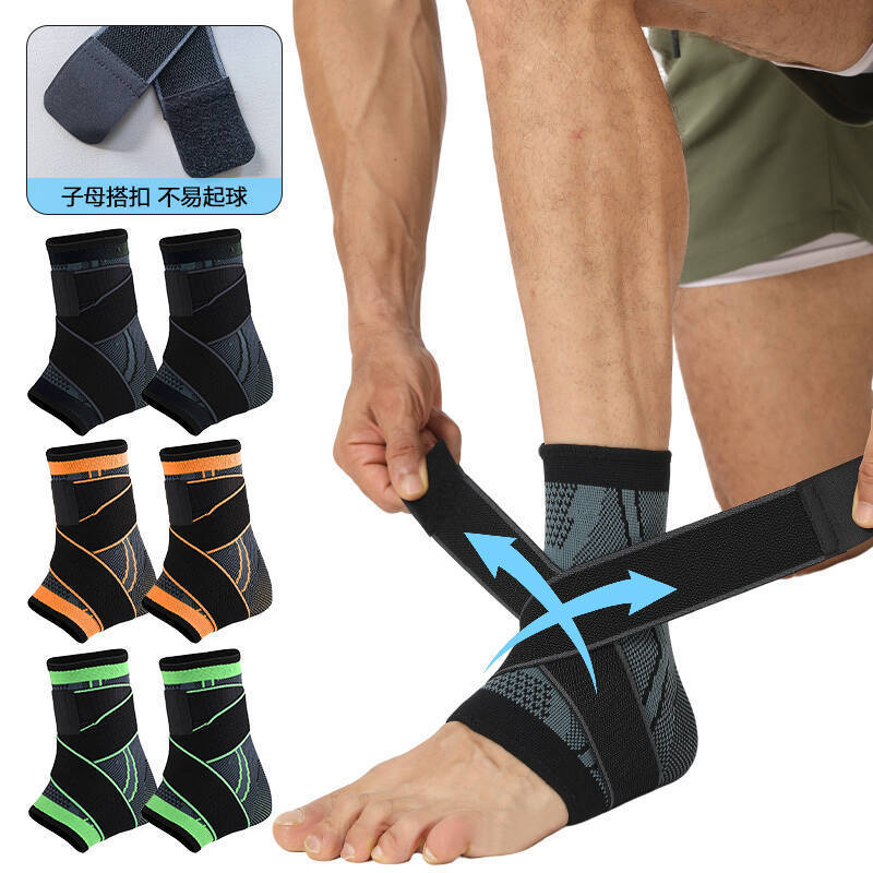 Winding Pressurized Ankle Protection Running Riding Fixed Breathable Strap Ankle Protection Nylon Knitted Adjustable Sports Ankle Protection Winding Pressurized Ankle Protection Running Riding Fixed Breathable Strap Ankle Protection Nylon Knitted Adjustable Sports Ankle Protection