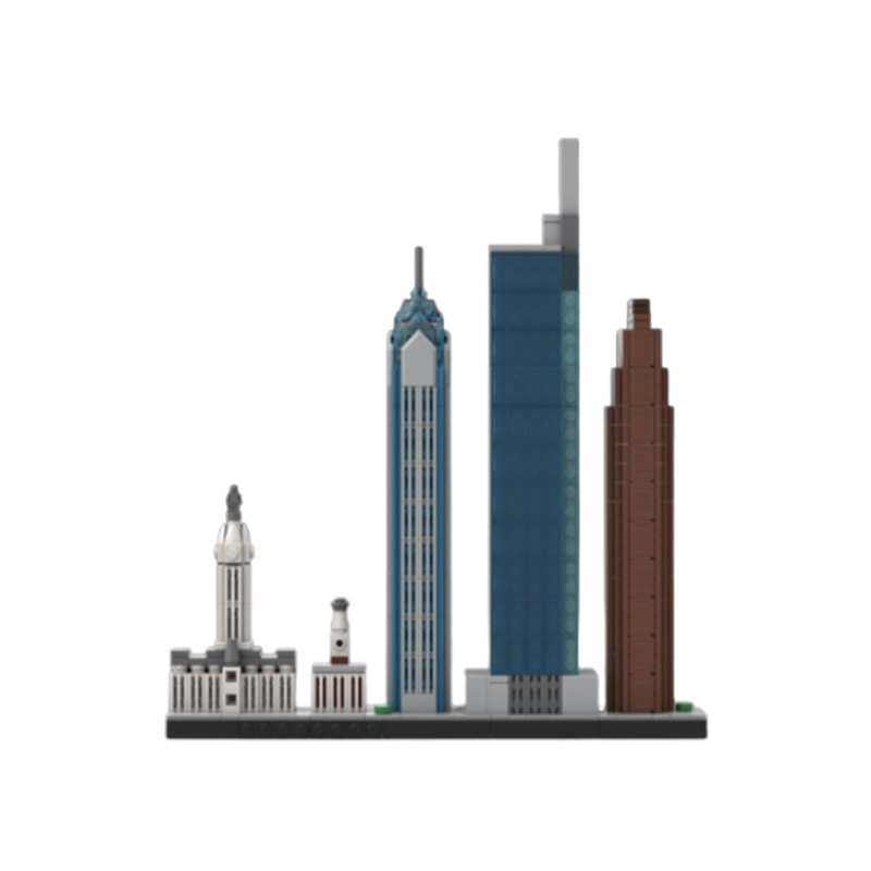 High Rise Building Block Model Set Educational Diy Construction Toy_voghion.com