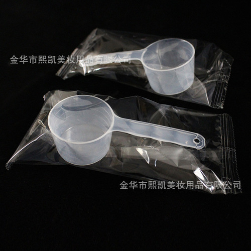 Individually packaged 25g measuring spoon plastic large spoon with scale 50ml 25g gel mask powder measuring spoon