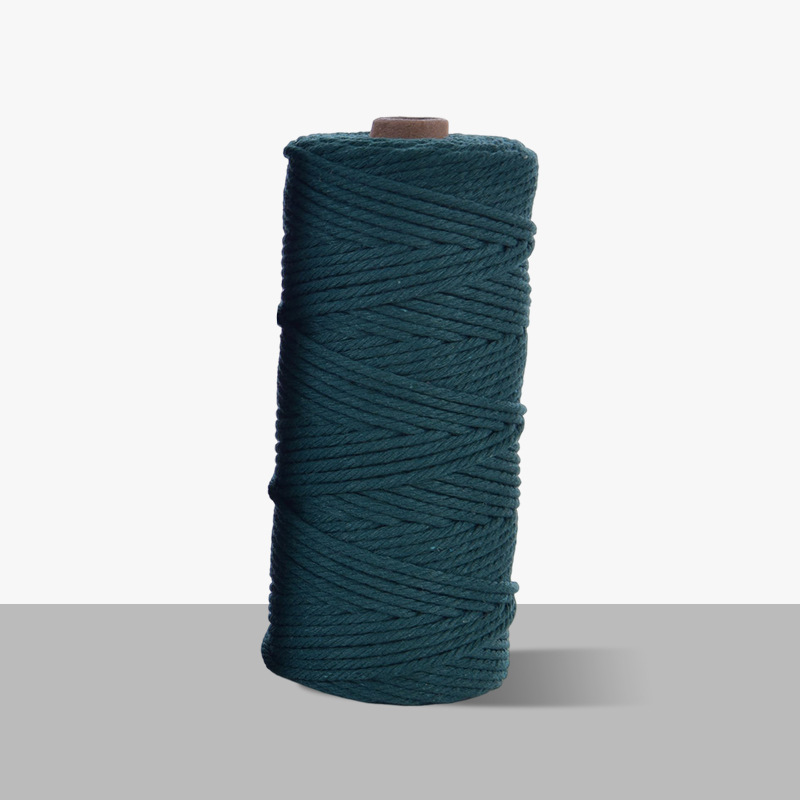 3mm cuerda de algodón colorido diy hecho a mano 4mm cuerda de tapiz cuerda tejida 5mm regalo cuerda de algodón decorativa cuerda de sombrero al por mayor