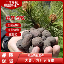 建筑陶粒轻质花卉垫底用水培多肉铺面卫生间厕所填充建筑陶粒厂家