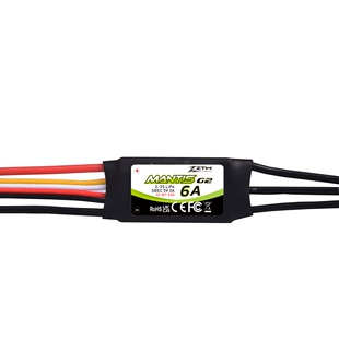Бесколлекторный ESC ZTW Mantis 6A G2 4S для авиамоделей