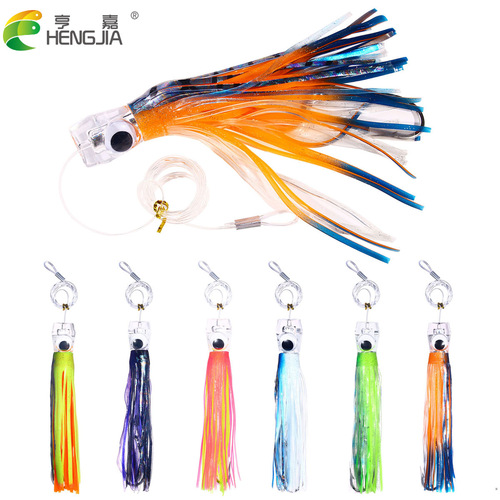 HENGJIA Hengjia trolling octopus soft bait 100g65g tuna bait fake bait Luya bait fishing