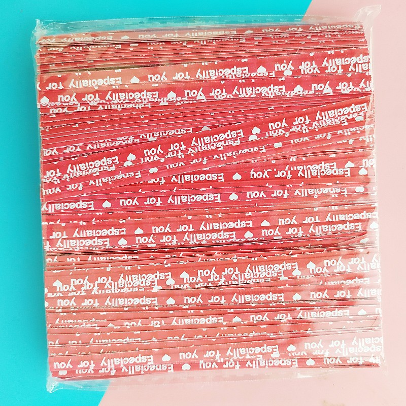 儿里凡彩色纸质扎带扎线 棒棒糖扎丝 饼干袋西点袋封口铁丝扎带70