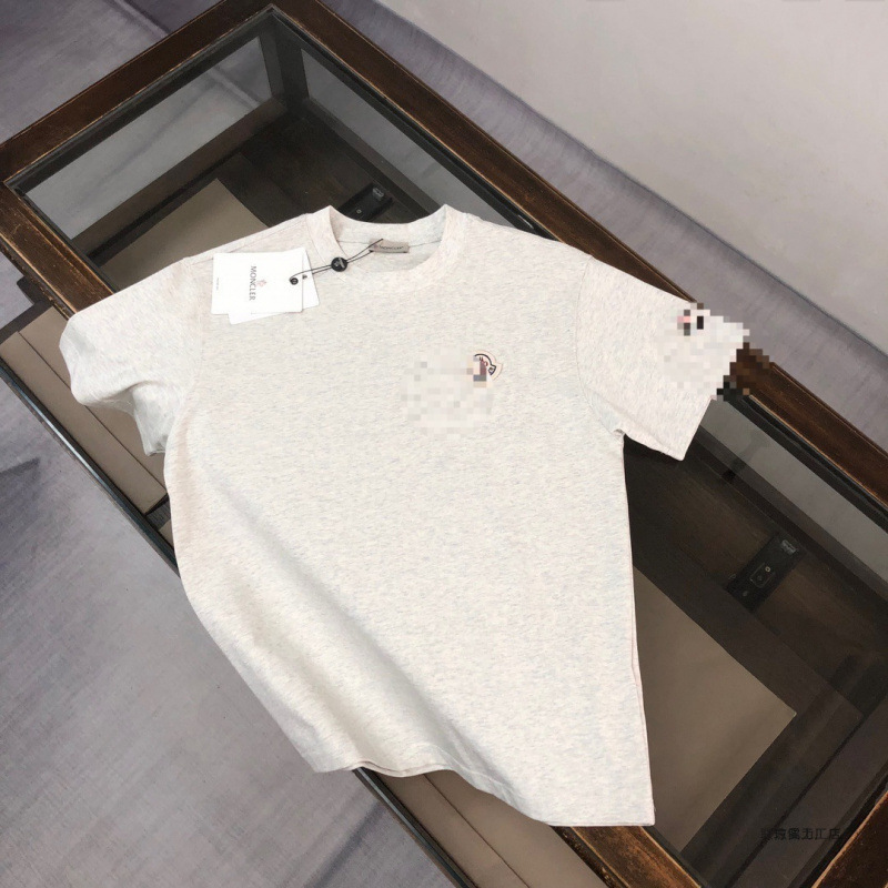 25 Moncler Men's Short-Sleeve T-Shirt 2025 New Model Unisex Style Men's Base Layer Shirt Wholesale