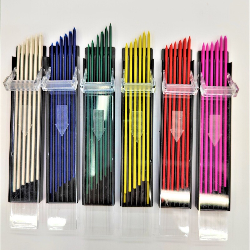 Self-Produced and Sold Various 2.0mm Pen Engineering Pen Refills Red Yellow Green Blue Pink White Purple Self-Produced and Sold Various 2.0mm Pen Engineering Pen Refills Red Yellow Green Blue Pink White Purple