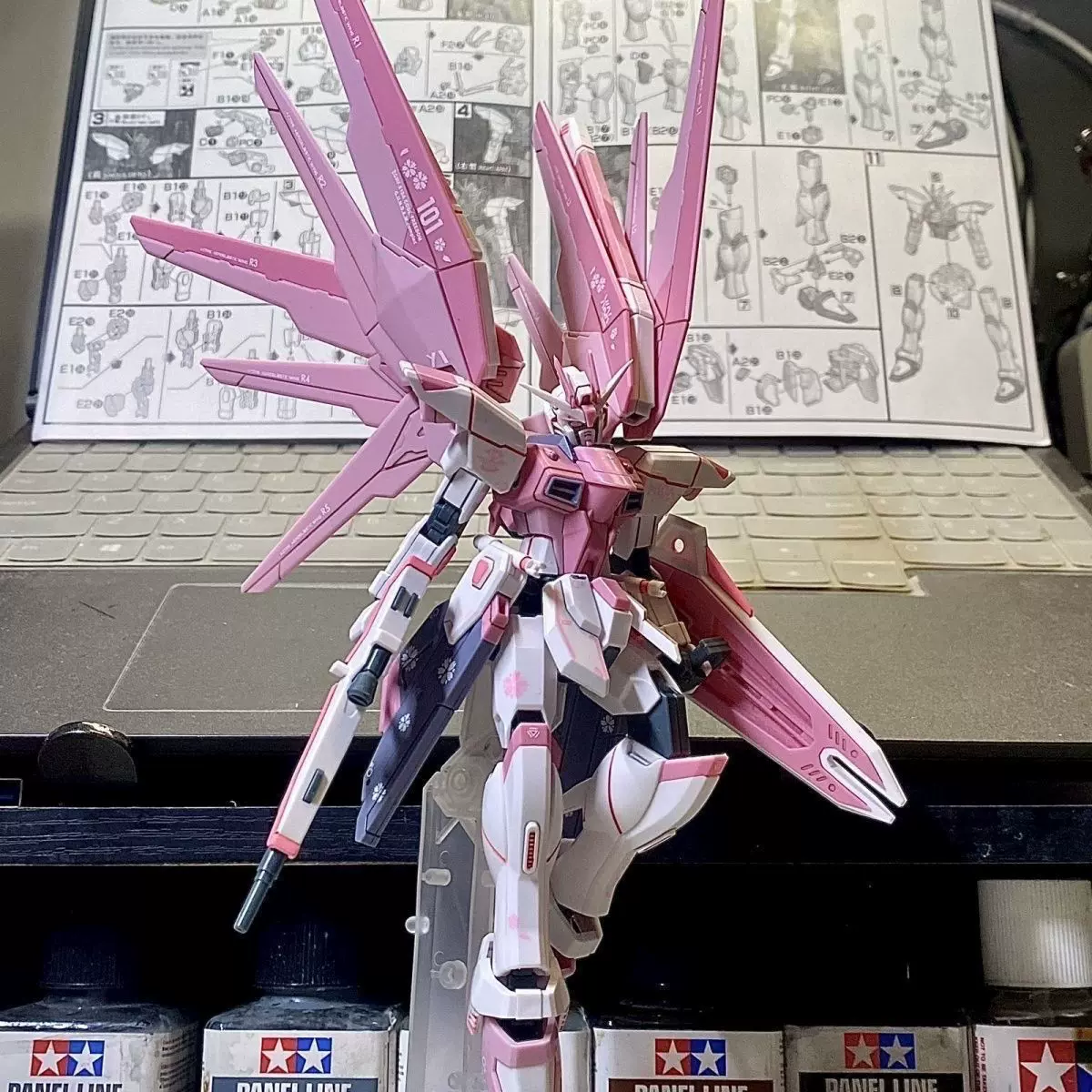 星动XD樱花粉高达模型拼装HG新生自由2.0强袭集模社1/144手办玩具
