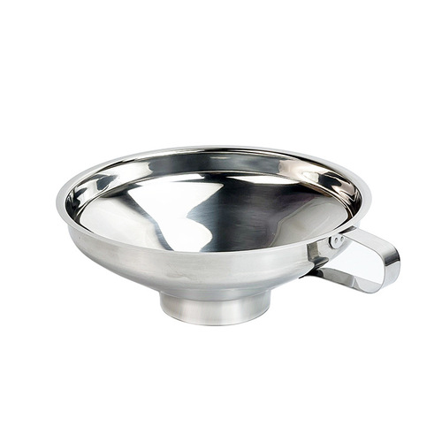 Thickened stainless steel wide mouth funnel plastic large diameter sauce filling device oil leak wine filter coffee grounds funnel