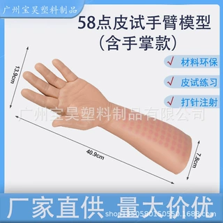 高级含手掌手臂58点皮试训练模型 手臂皮内注射训练模型 有专利