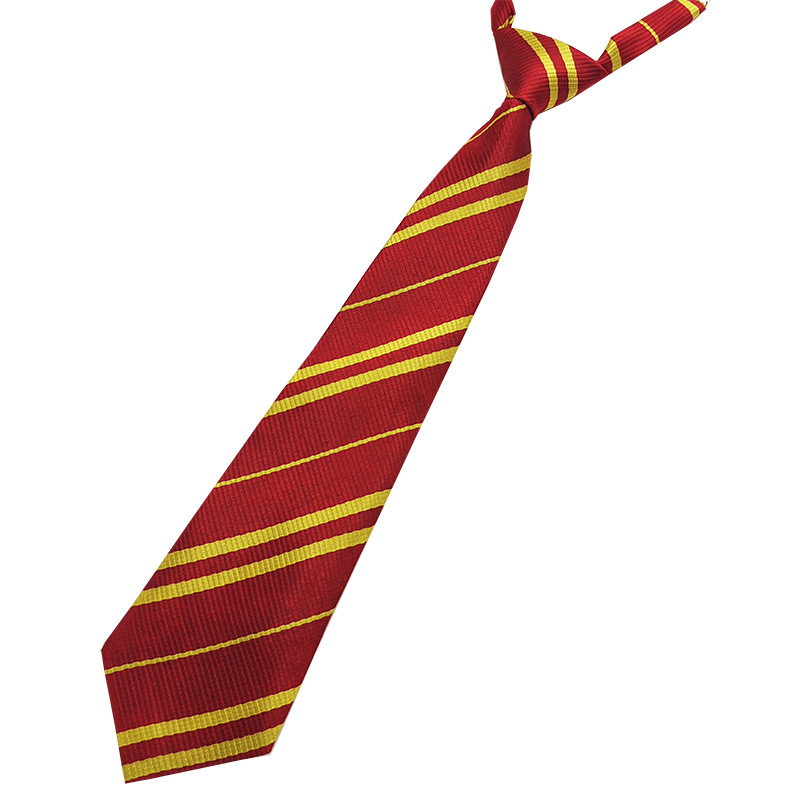 Spot wholesale Harry Potter corbata sin nudos estilo universitario niños y niñas rayas JK corbata accesorios de camisa