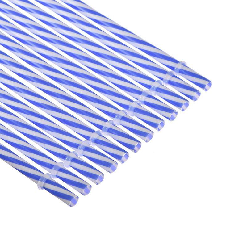 Inventario de tubería dura repetible con anillo de paja transfronteriza venta caliente 12 roscas de color de paja dura resistente al desprendimiento de plástico PP