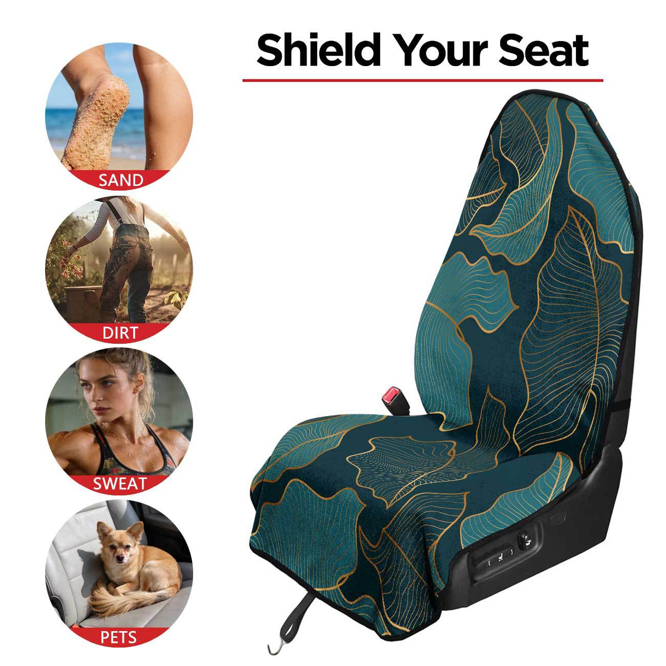 Car seat towel cover front seat protector suitable for gym and exercise, universal for all seasons, car use 132