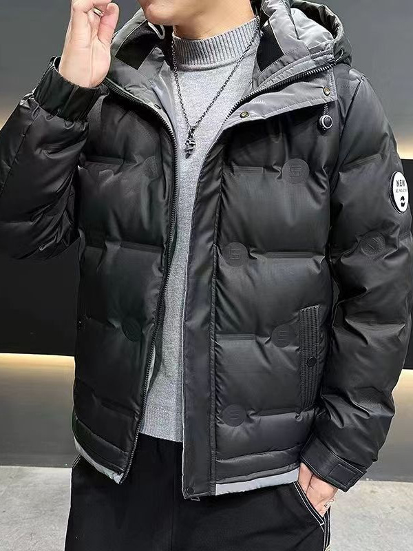 2024 겨울 새로운 유행 후드 다운 재킷 남자 고품질 두꺼운 방한 따뜻한 오리 다운 재킷 폭발 도매