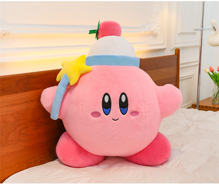 Cross-Border Magic Star Kirby Plush Toys, Dolls, Pillows, Claw Machine Redemption Gifts, Foreign Trade Wholesale