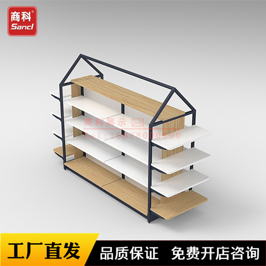 广州天猫店711社区超市美宜佳便利店双面中岛货架厂家批发