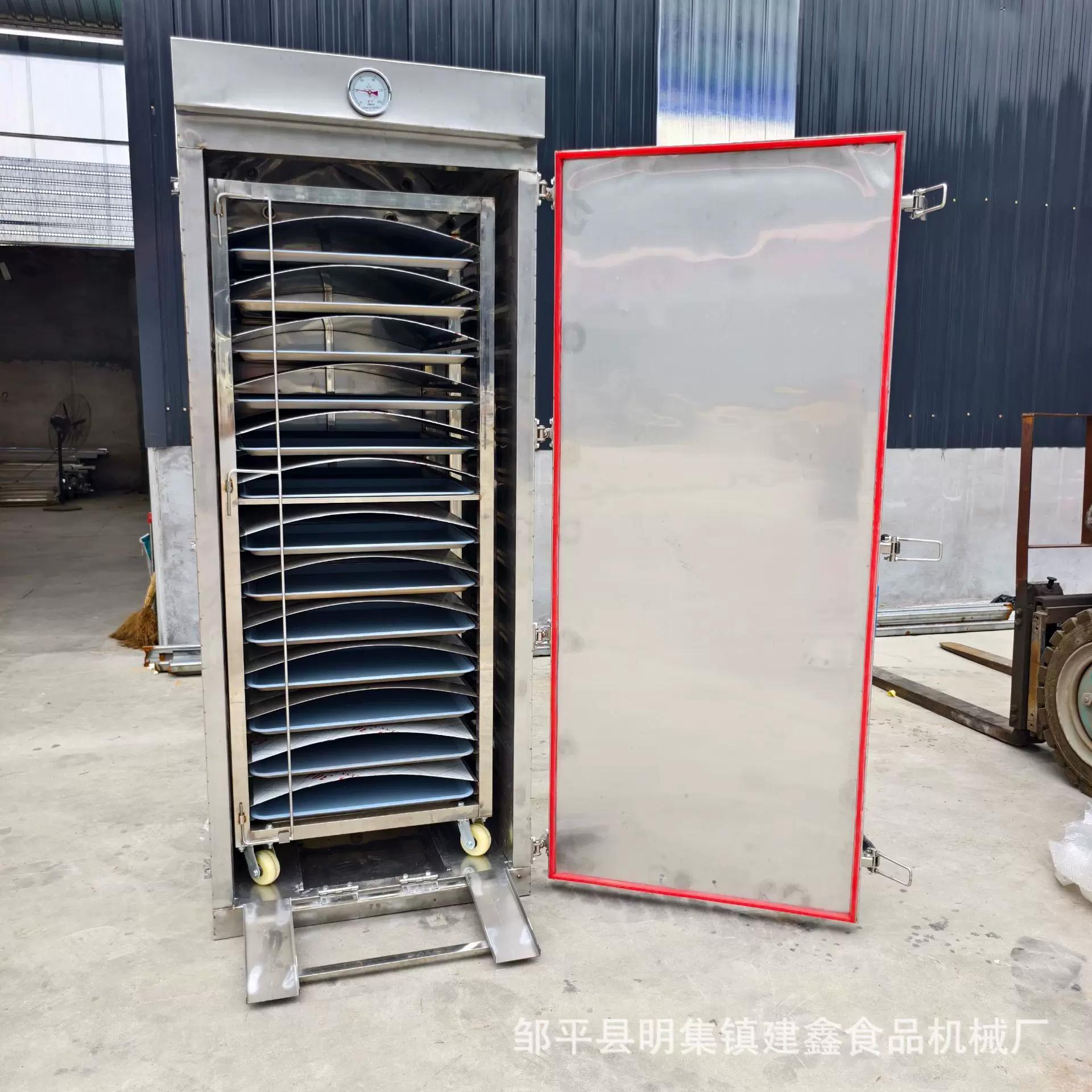 定制防水滴凉皮蒸箱蒸米皮的蒸房带推车的电蒸房