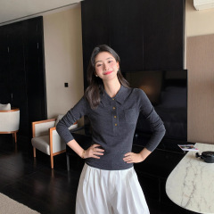 2025秋冬新款女装德国扬子纱上衣内搭打底针织毛衣女