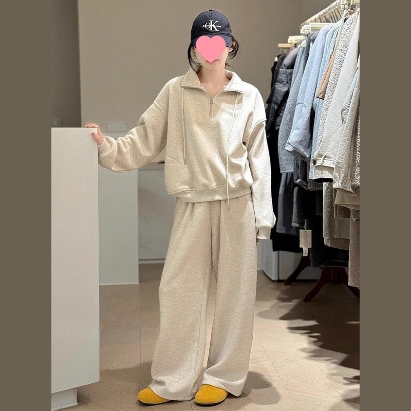 运动服套装女秋季潮学生韩版宽松时尚洋气减龄百搭休闲两件套|undefined